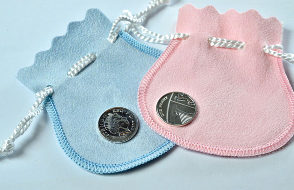 Silver coins for babies born on 22 July