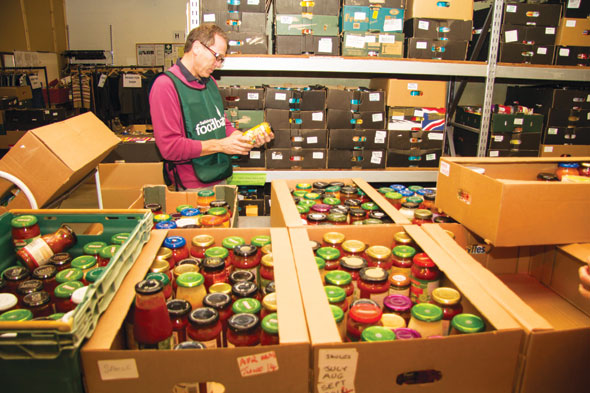 Boxes contain three days' worth food with a good nutritional balance